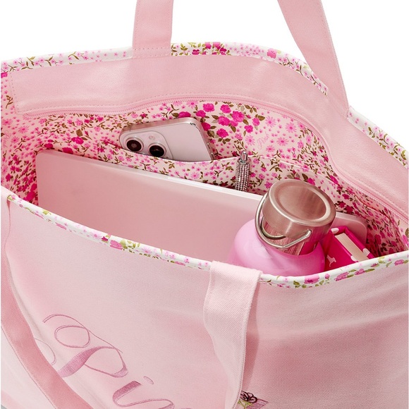 Victoria's Secret Handbags - Victoria's Secret Pink Floral Tote